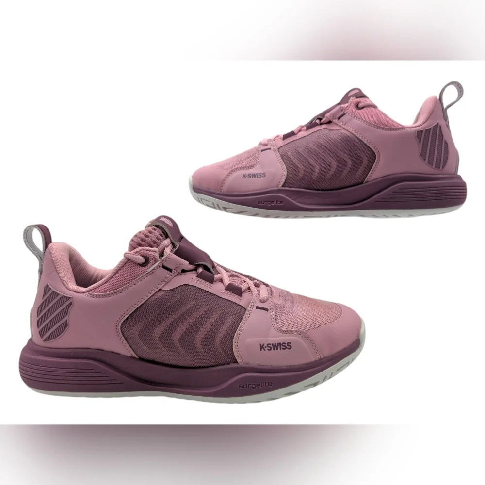 K-Swiss Women’s Size 9.5 Pink Athletic Training Sneakers Lace-Up Cushioned Sole - Picture 5 of 14